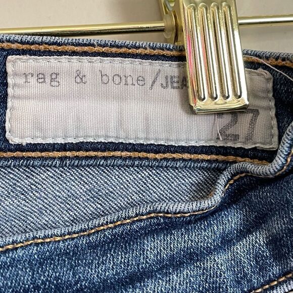 Rag & Bone Skinny Mid-Rise Blue Jeans Women's SZ 27 - Picture 4 of 4